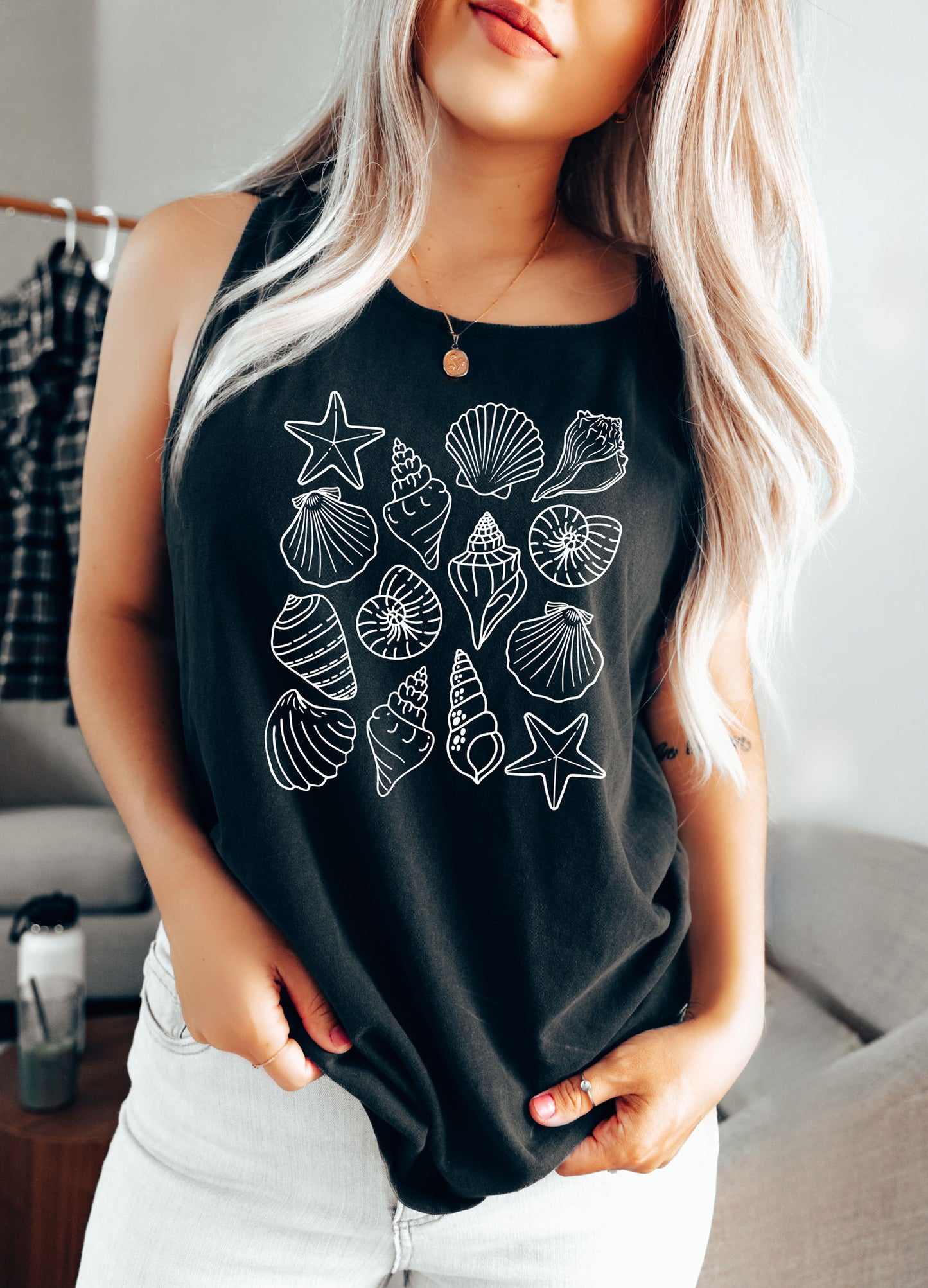 Seashells Comfort Colors® Tank Top