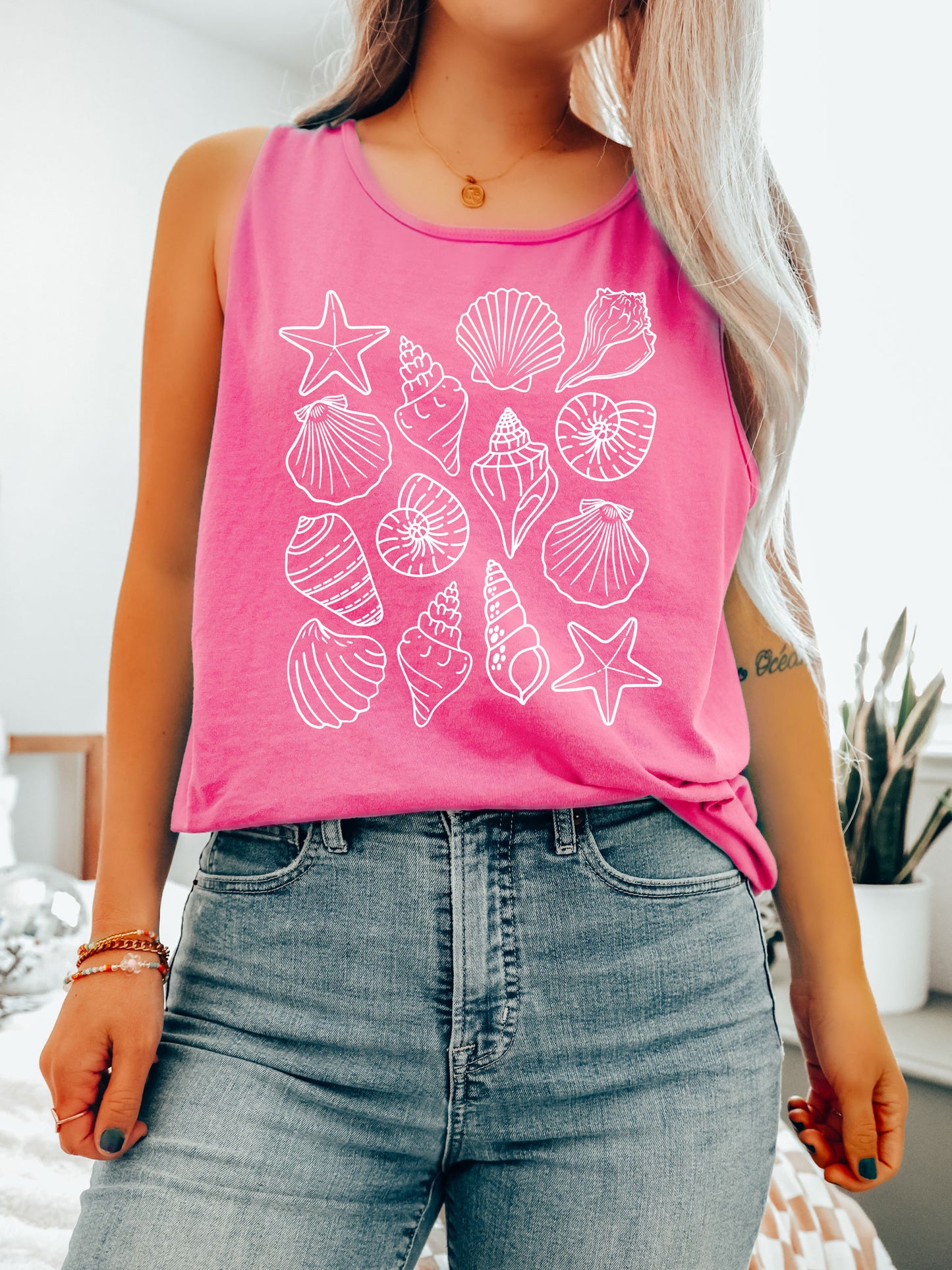Seashells Comfort Colors® Tank Top