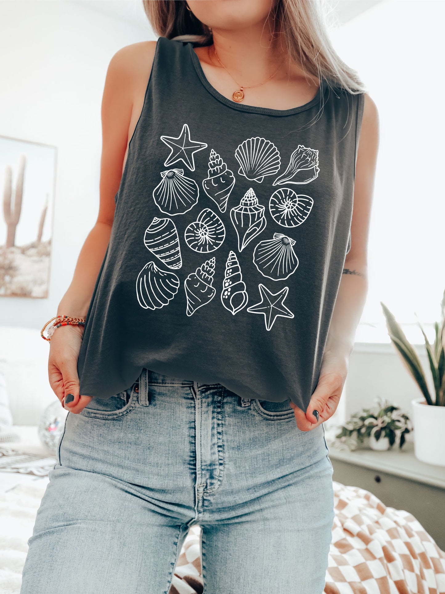 Seashells Comfort Colors® Tank Top