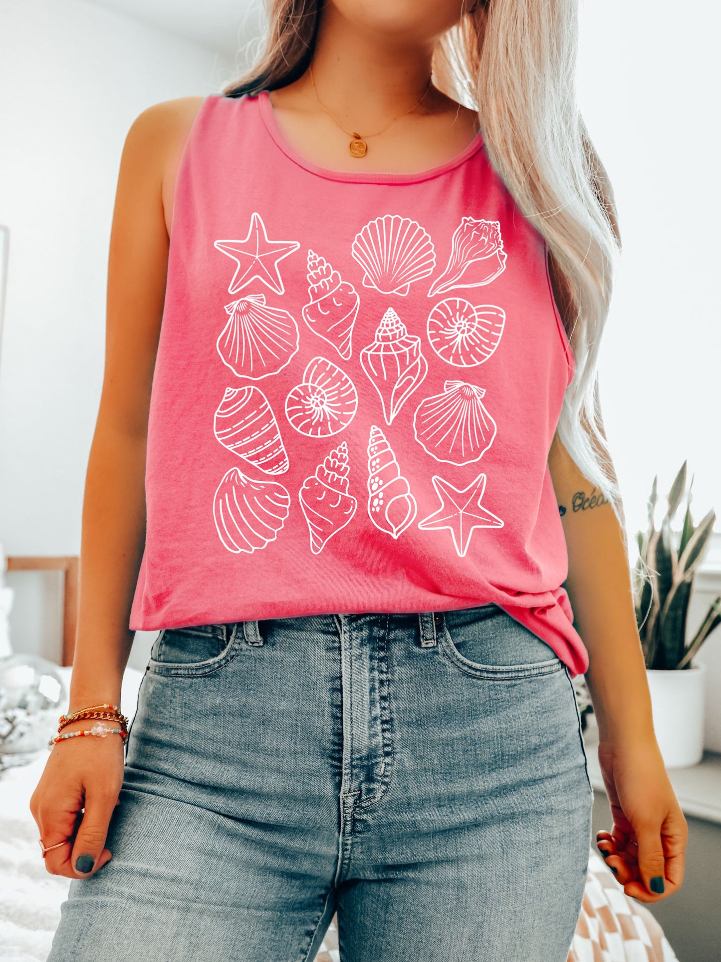 Seashells Comfort Colors® Tank Top