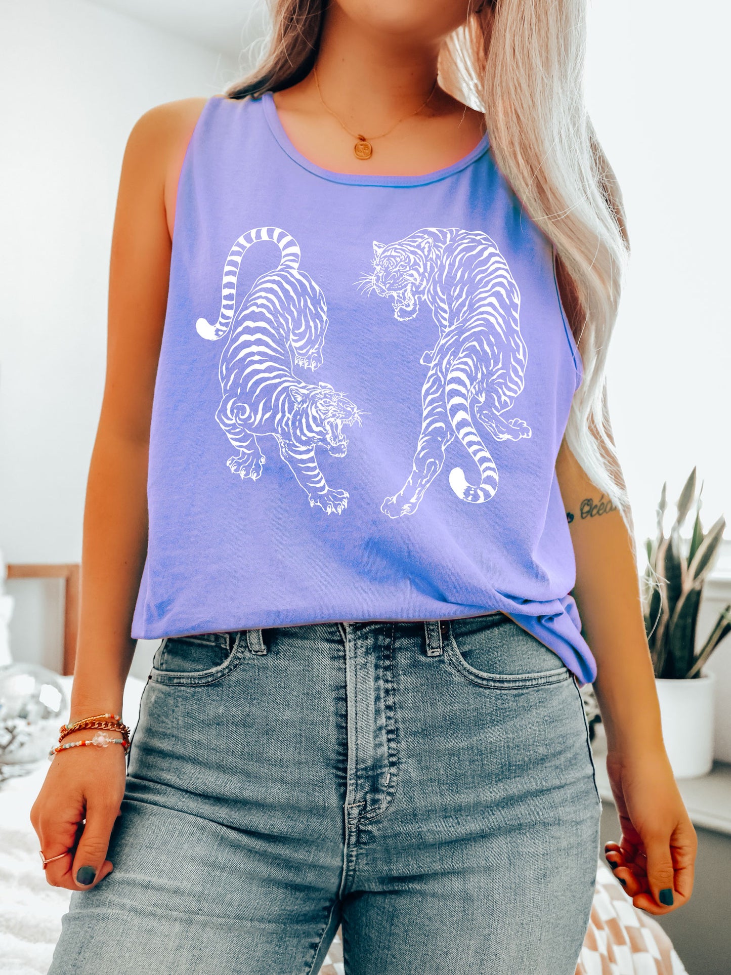 Vintage Tigers Comfort Colors® Tank Top