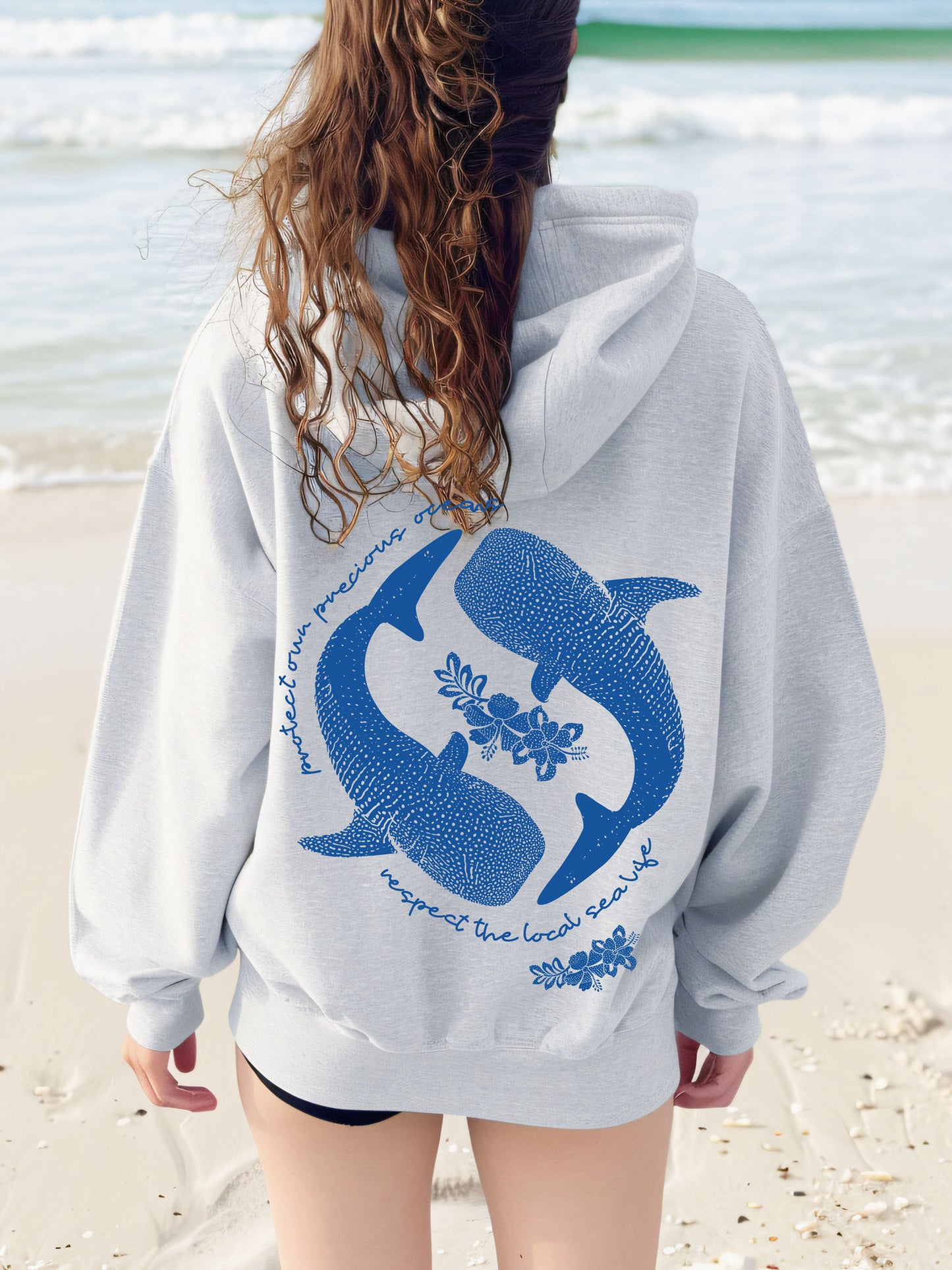 Protect Our Oceans Whale Shark Hoodie