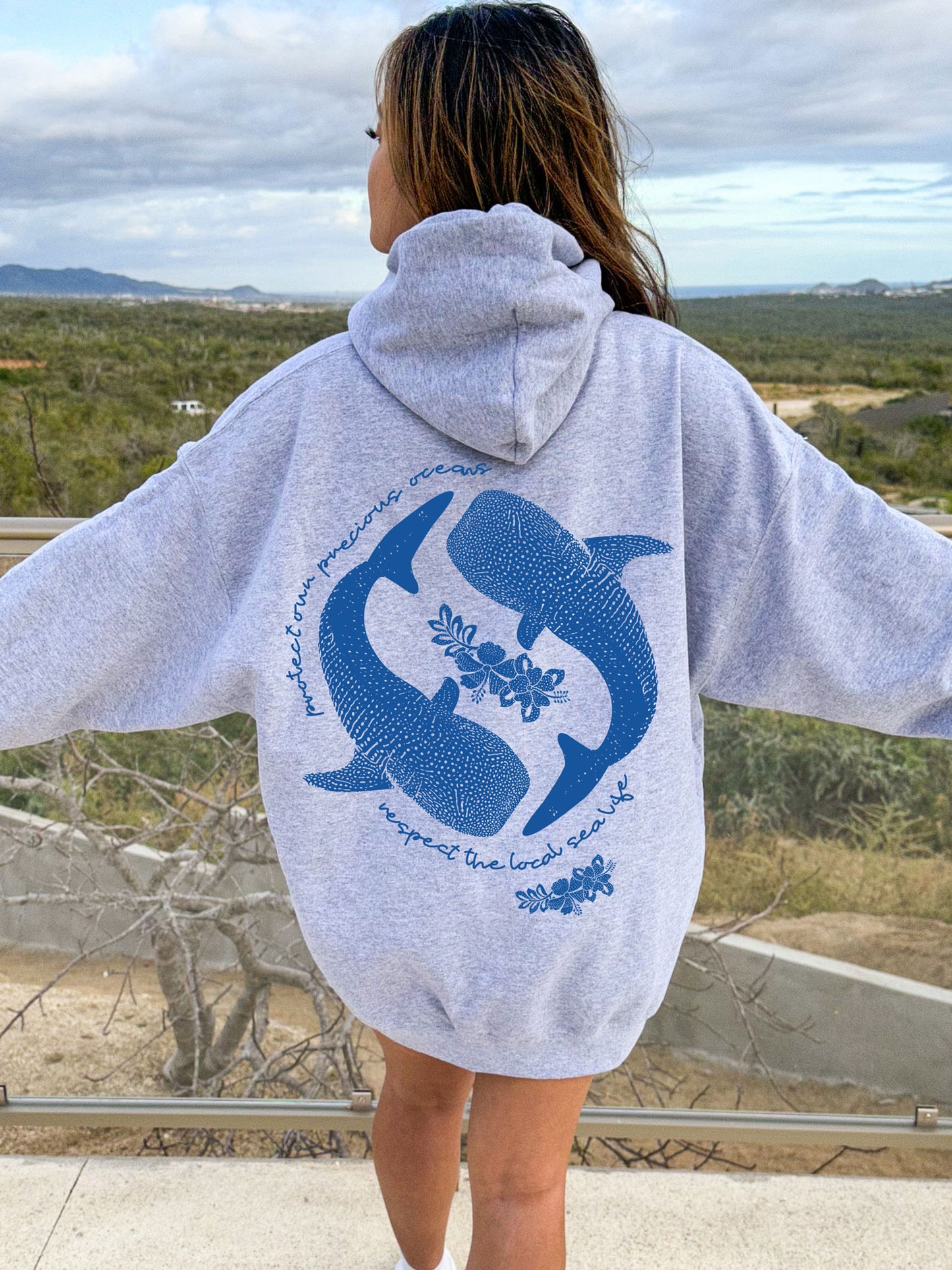 Protect Our Oceans Whale Shark Hoodie