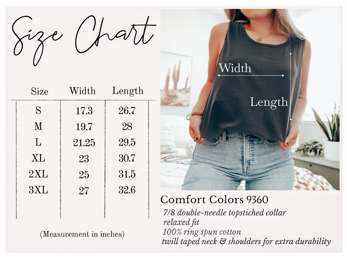 Seashells Comfort Colors® Tank Top