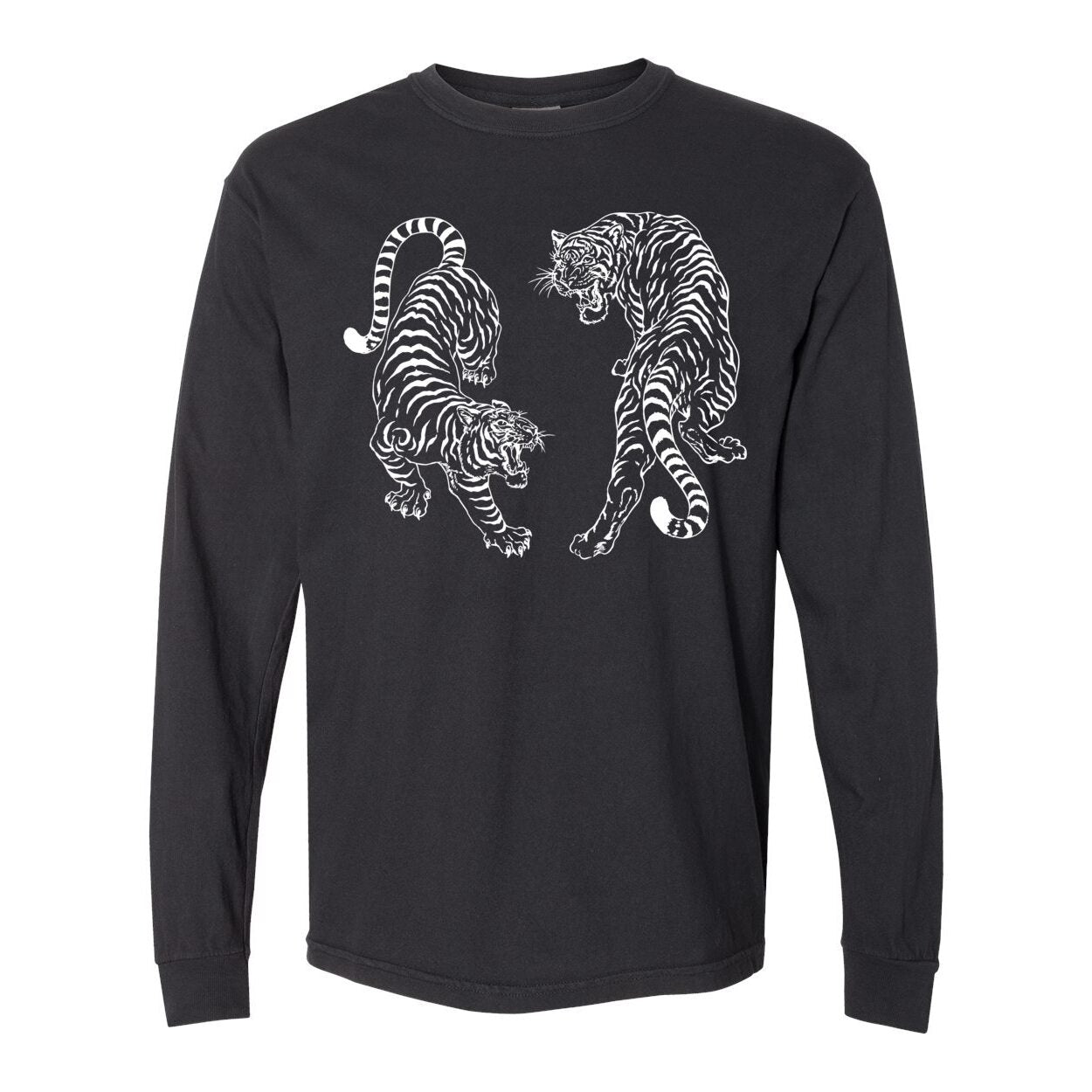 Vintage Tigers Long Sleeve Comfort Colors® Tshirt