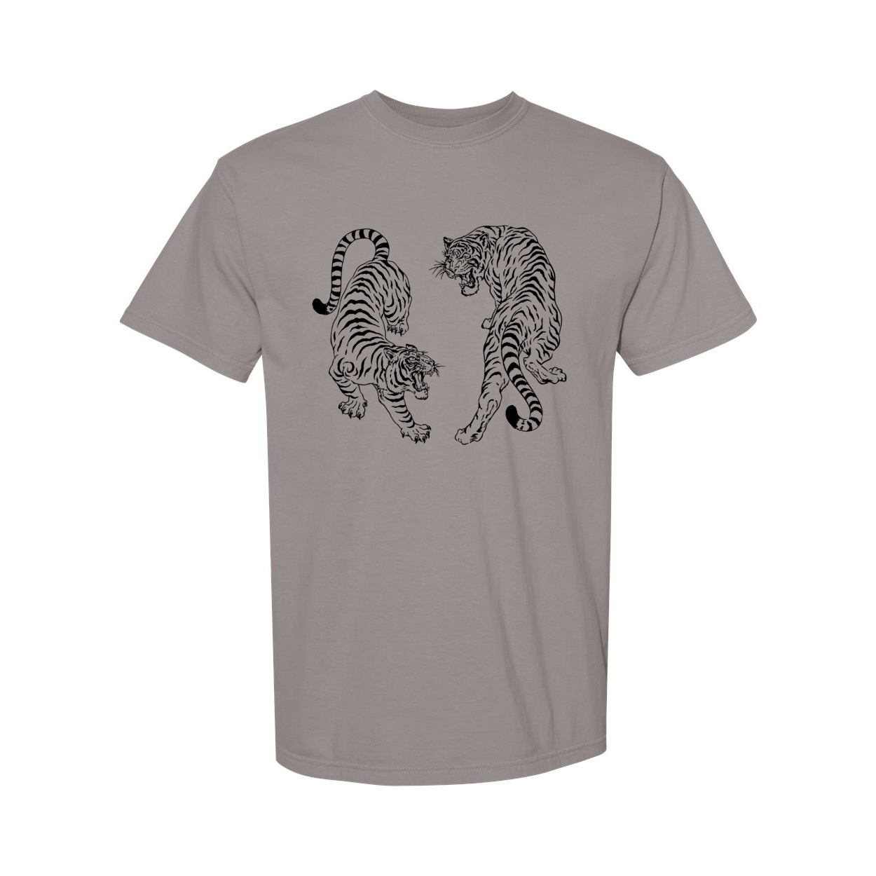 Vintage Tigers Comfort Colors® Tshirt - Black Ink