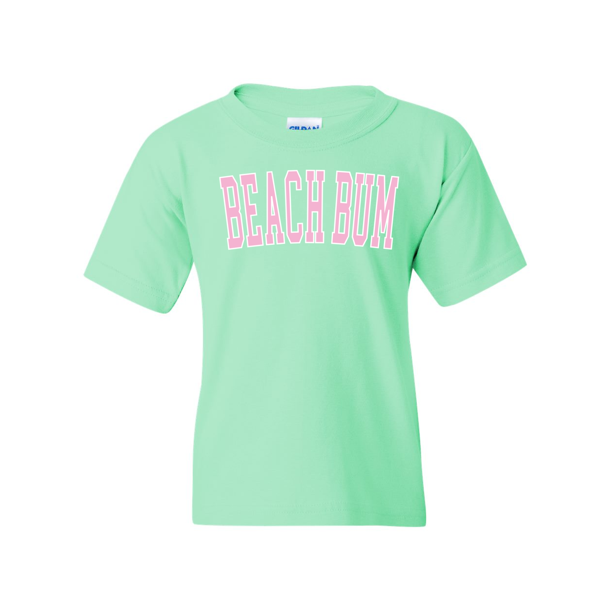 Kids Beach Bum Gildan® Tshirt - Pink Ink