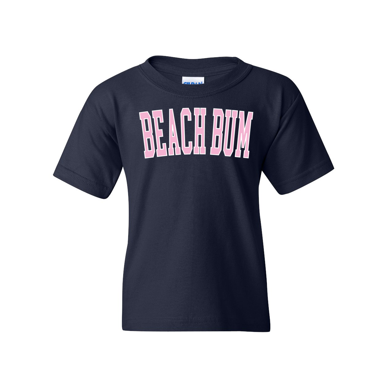 Kids Beach Bum Gildan® Tshirt - Pink Ink