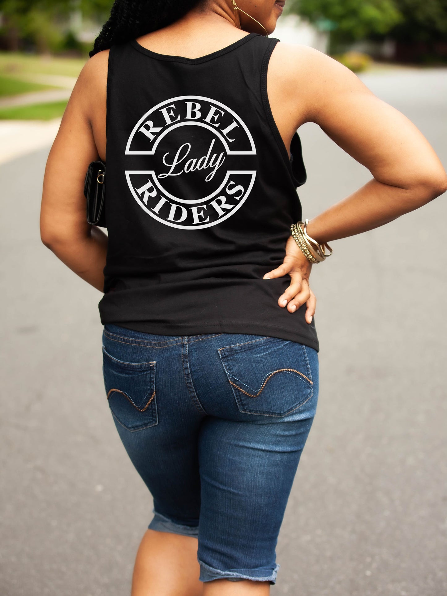 RRRC LADY Tank Top Back Print (100% Cotton)