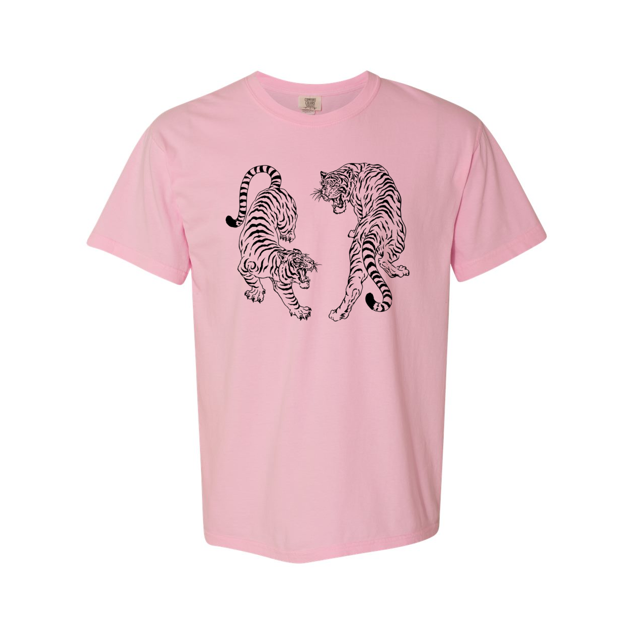 Vintage Tigers Comfort Colors® Tshirt - Black Ink