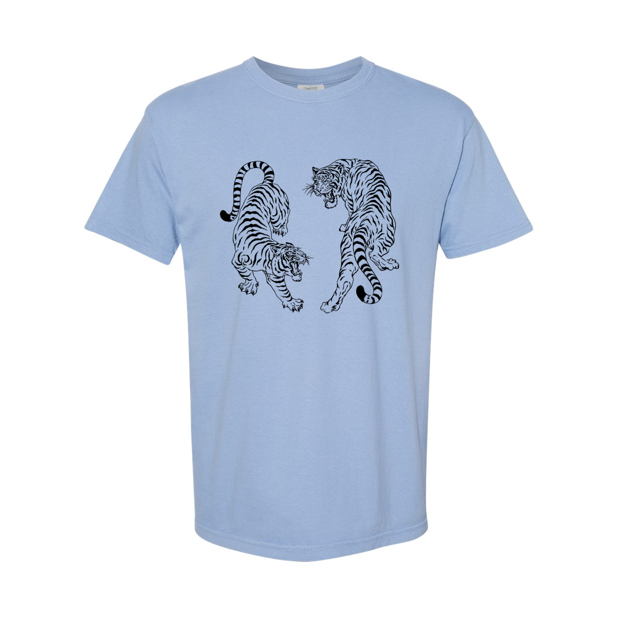 Vintage Tigers Comfort Colors® Tshirt - Black Ink