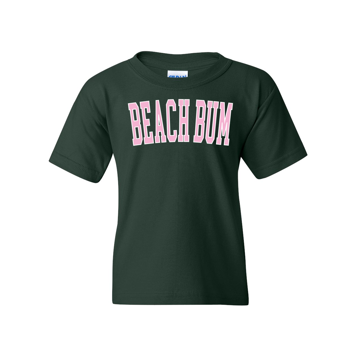Kids Beach Bum Gildan® Tshirt - Pink Ink
