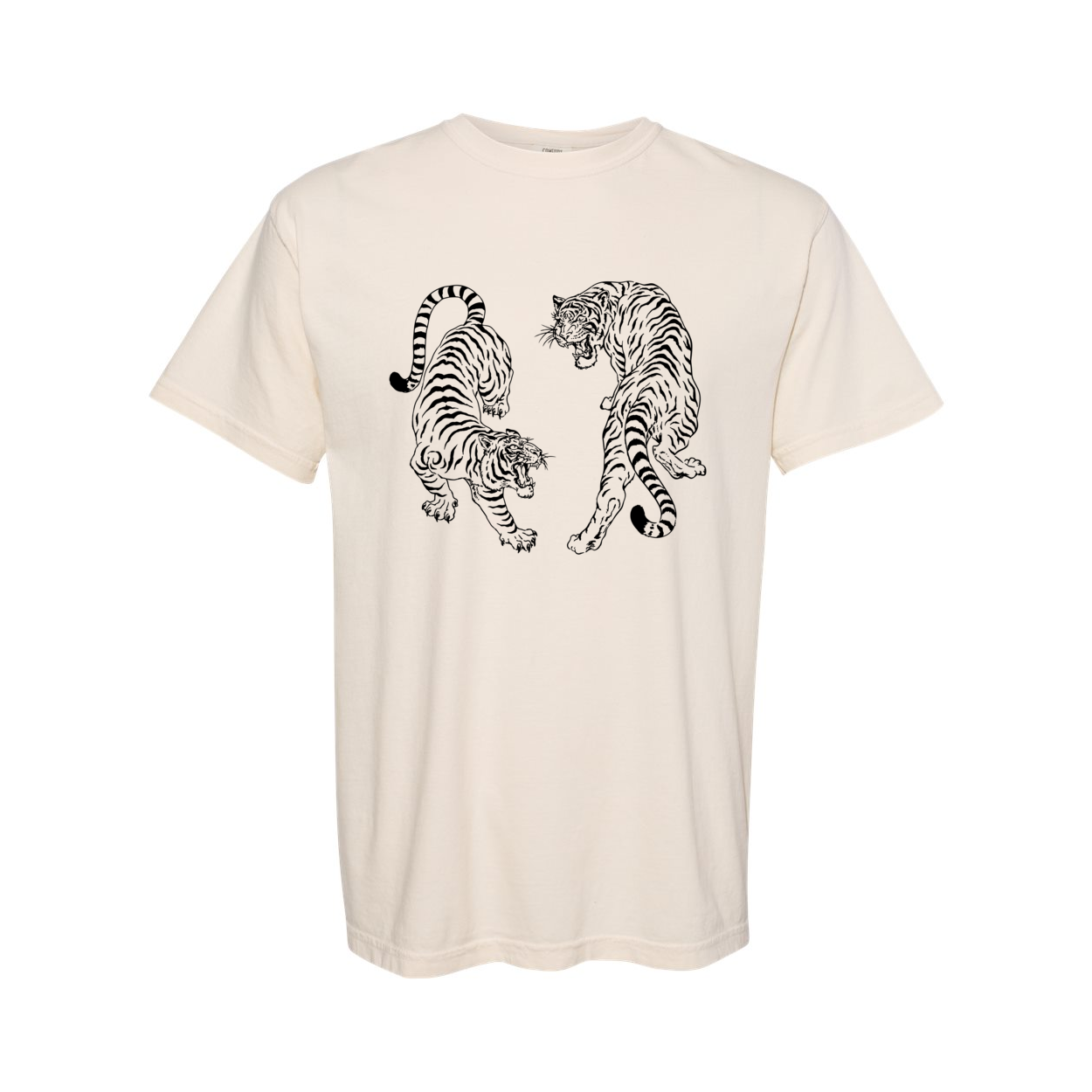 Vintage Tigers Comfort Colors® Tshirt - Black Ink