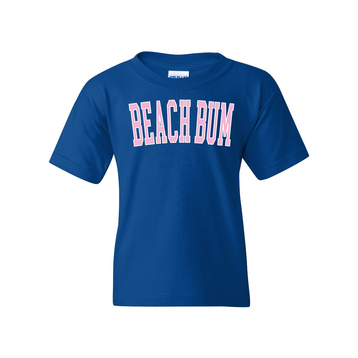 Kids Beach Bum Gildan® Tshirt - Pink Ink