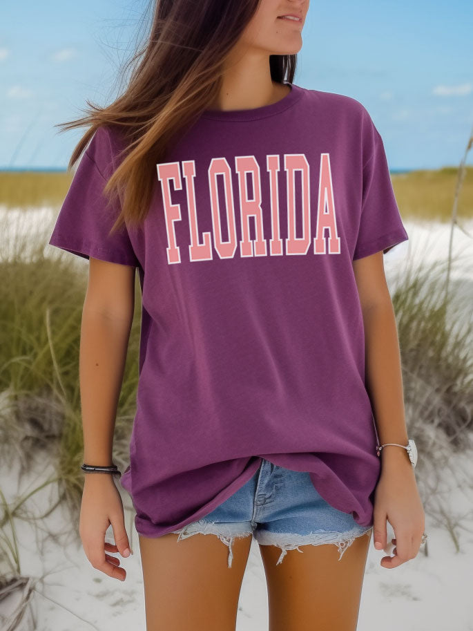 Florida Comfort Colors® Tshirt - Peach Ink