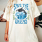 Save The Orca Whales Comfort Colors® Tshirt
