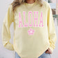 Aloha Hibiscus Long Sleeve Comfort Colors® Tshirt