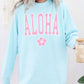 Aloha Hibiscus Long Sleeve Comfort Colors® Tshirt