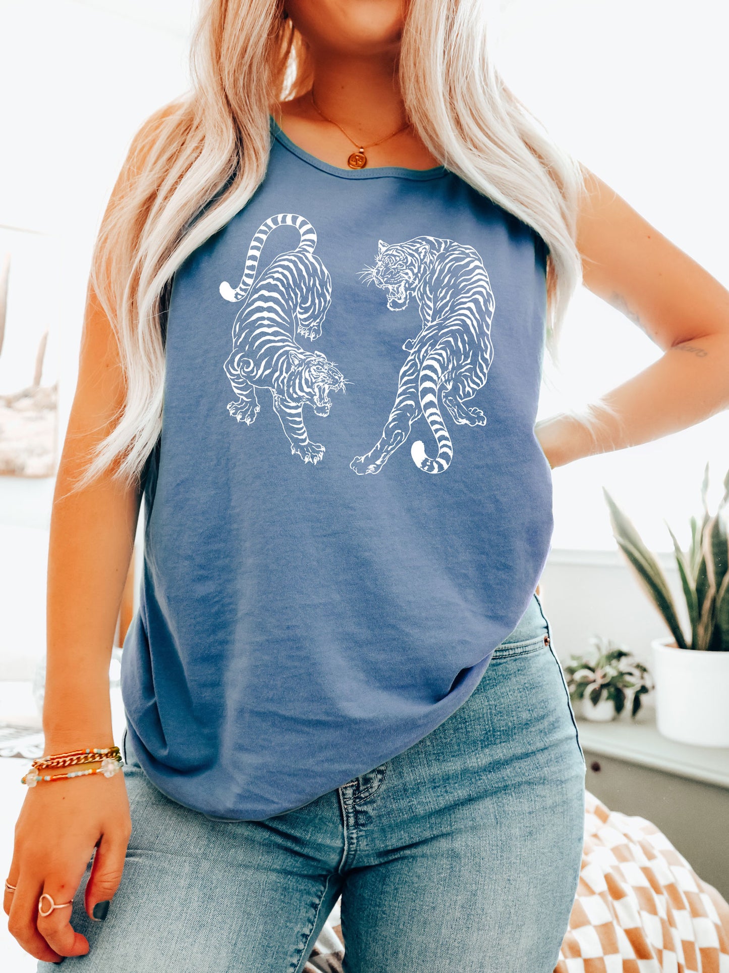 Vintage Tigers Comfort Colors® Tank Top