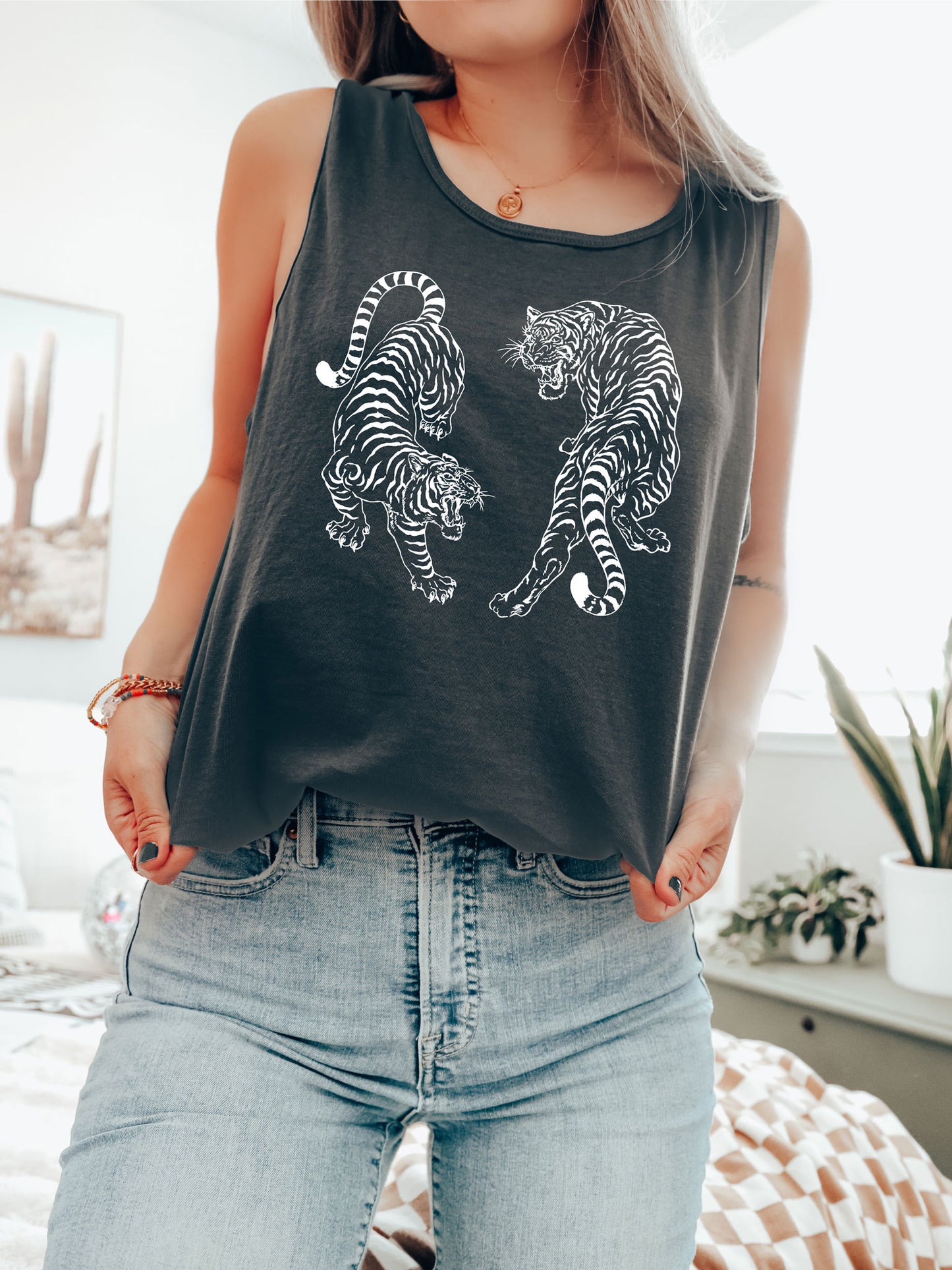 Vintage Tigers Comfort Colors® Tank Top