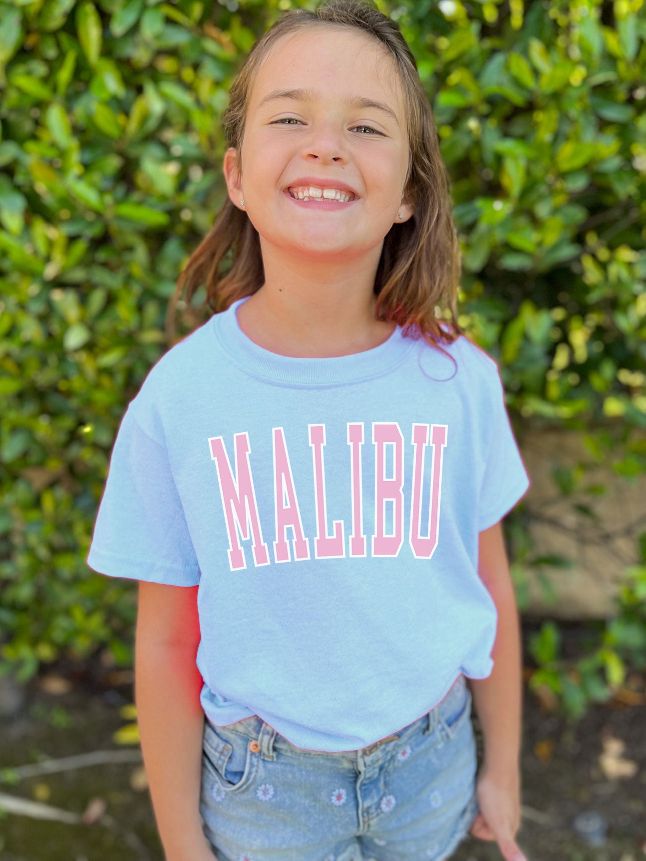 Kids Malibu Gildan® Tshirt - Pink Ink