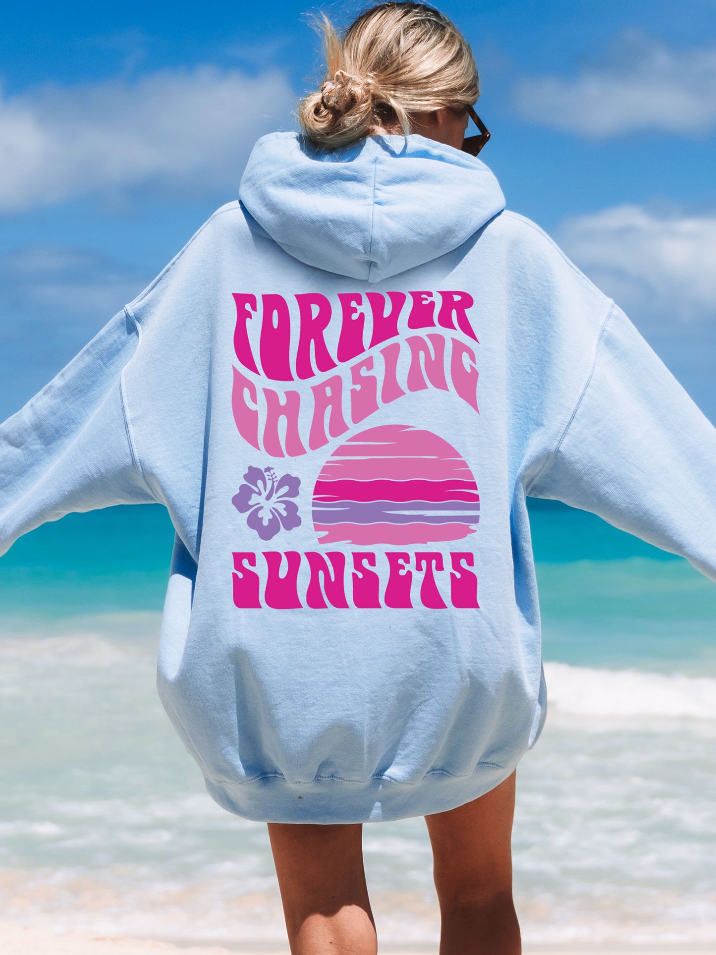 Forever Chasing Sunsets Hoodie - New Colors!