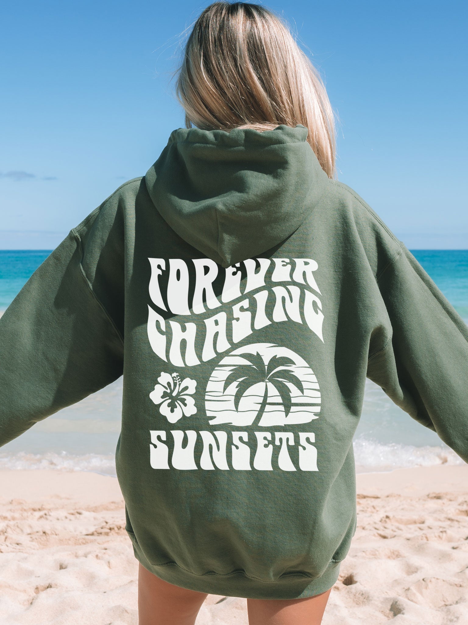 Forever Chasing Sunsets Hoodie – Meaningful Tees Shop