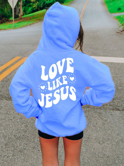 Kids Love Like Jesus Christian Hoodie