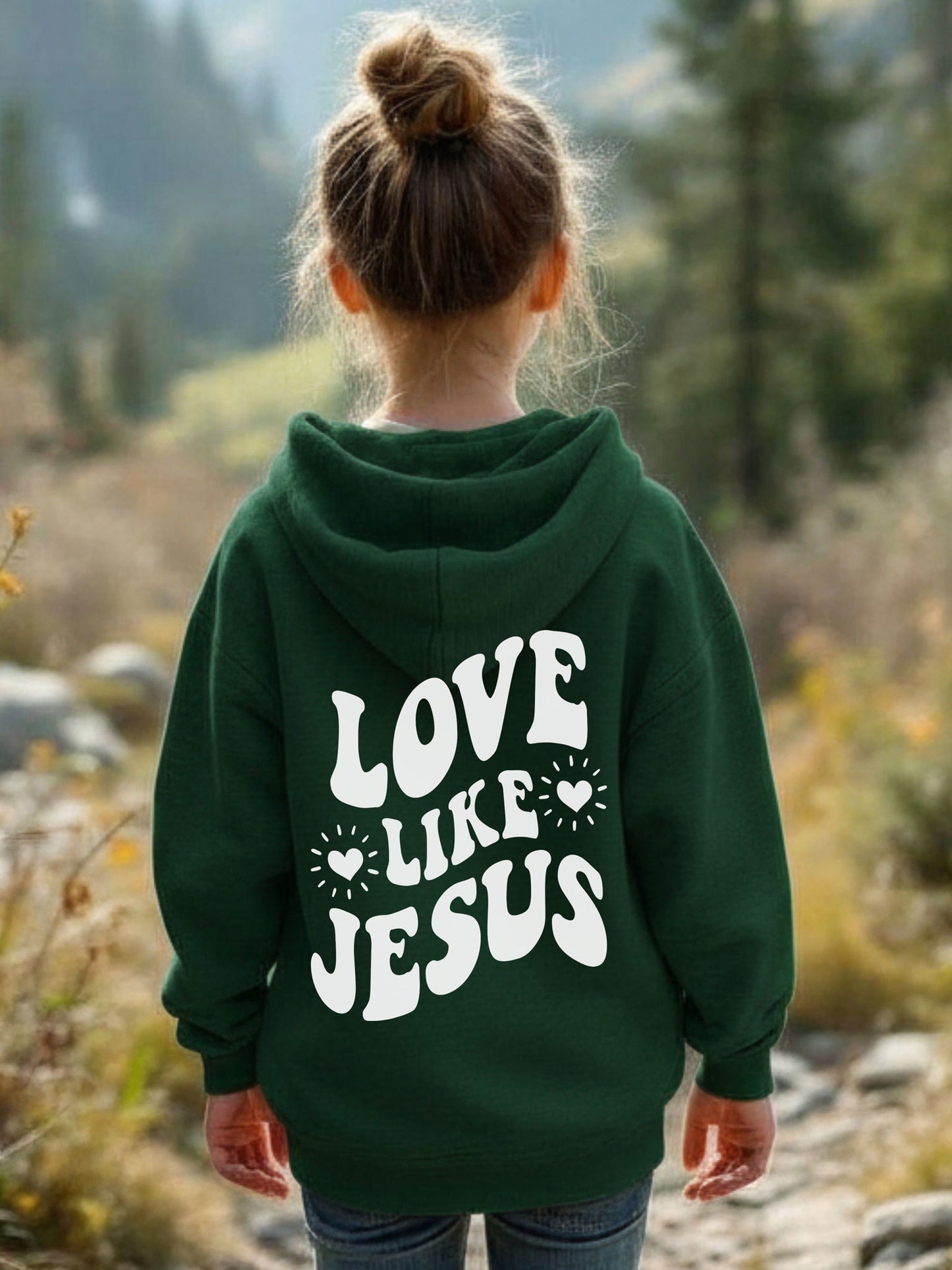 Kids Love Like Jesus Christian Hoodie