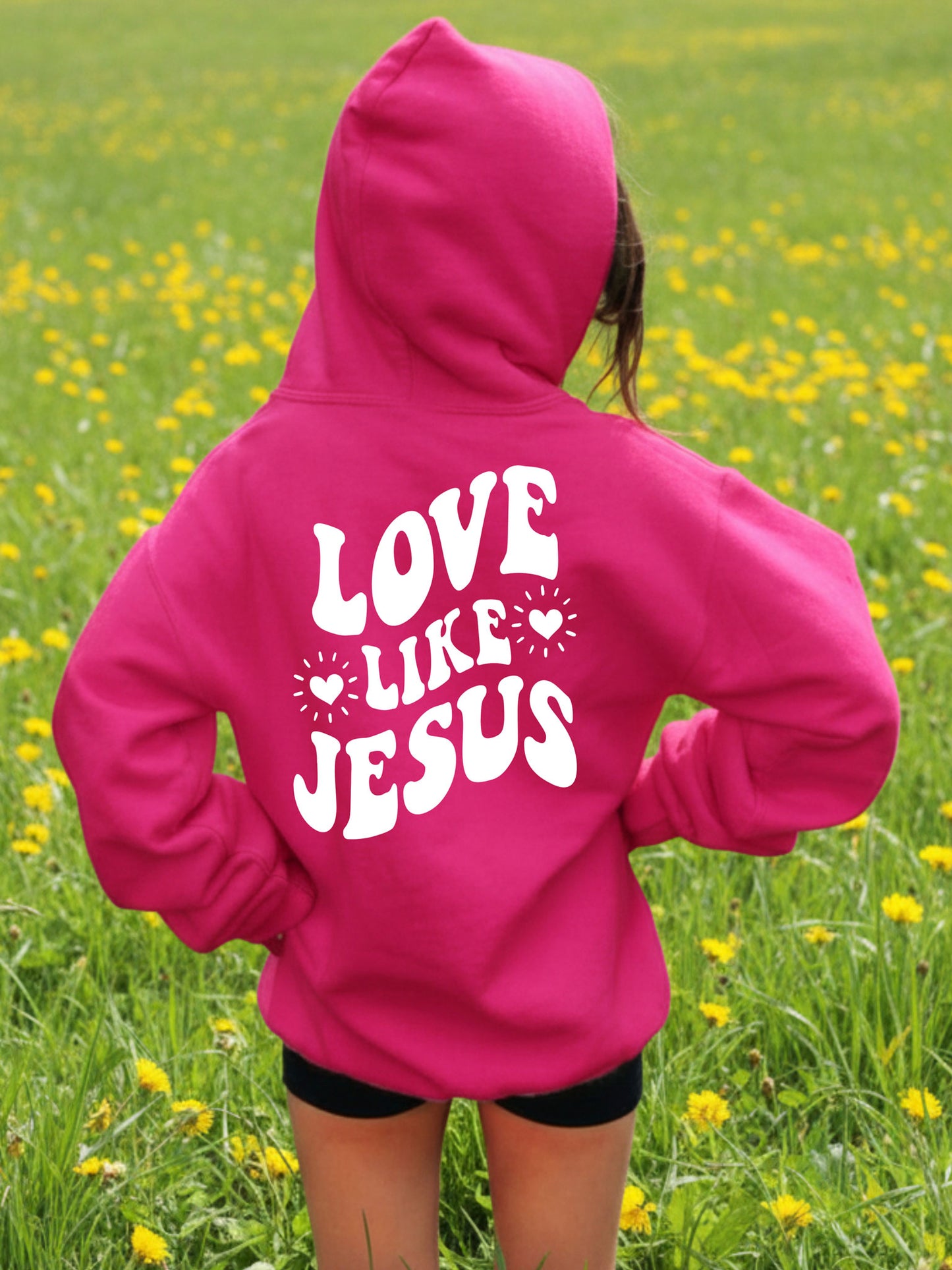 Kids Love Like Jesus Christian Hoodie