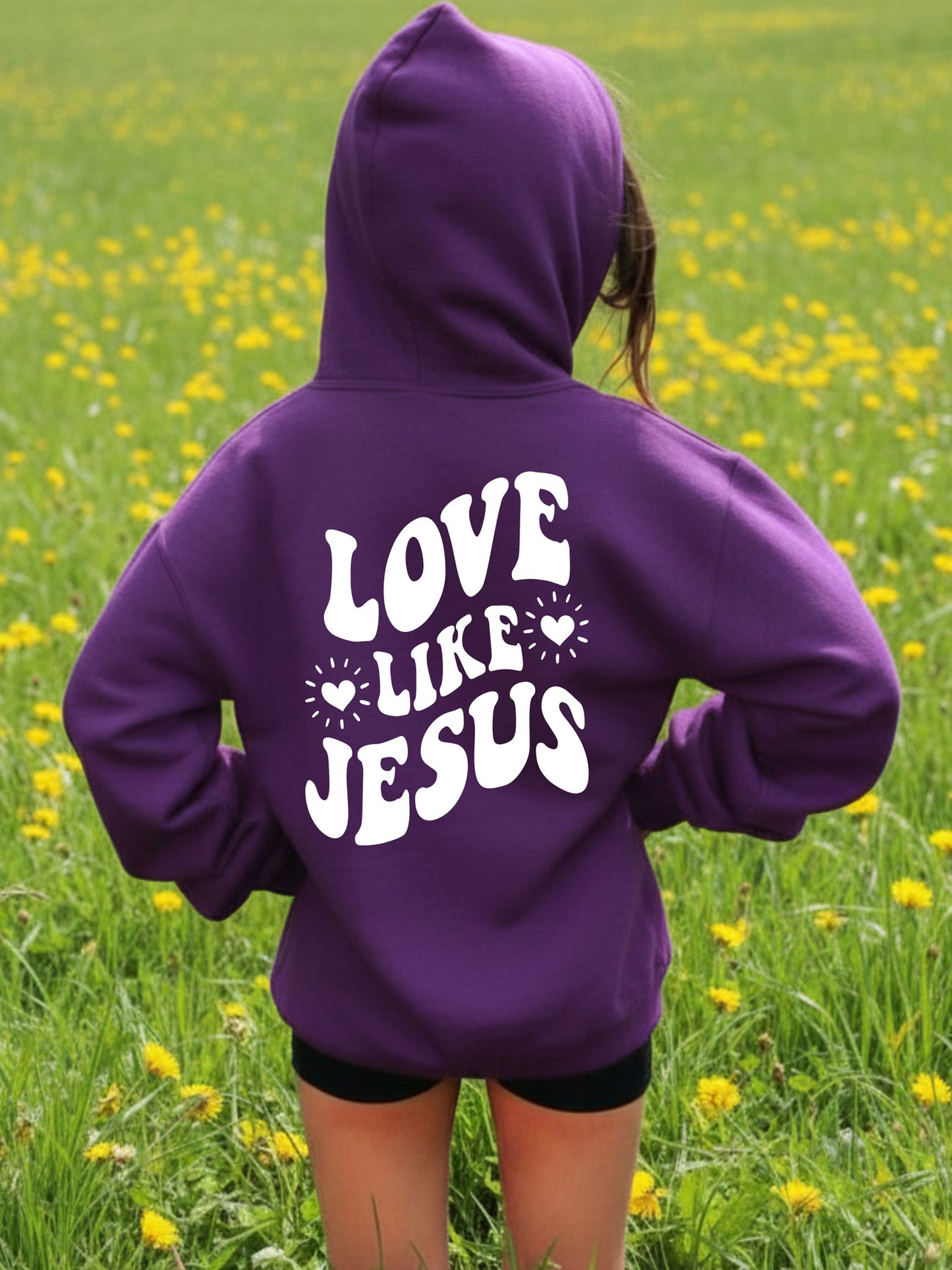 Kids Love Like Jesus Christian Hoodie