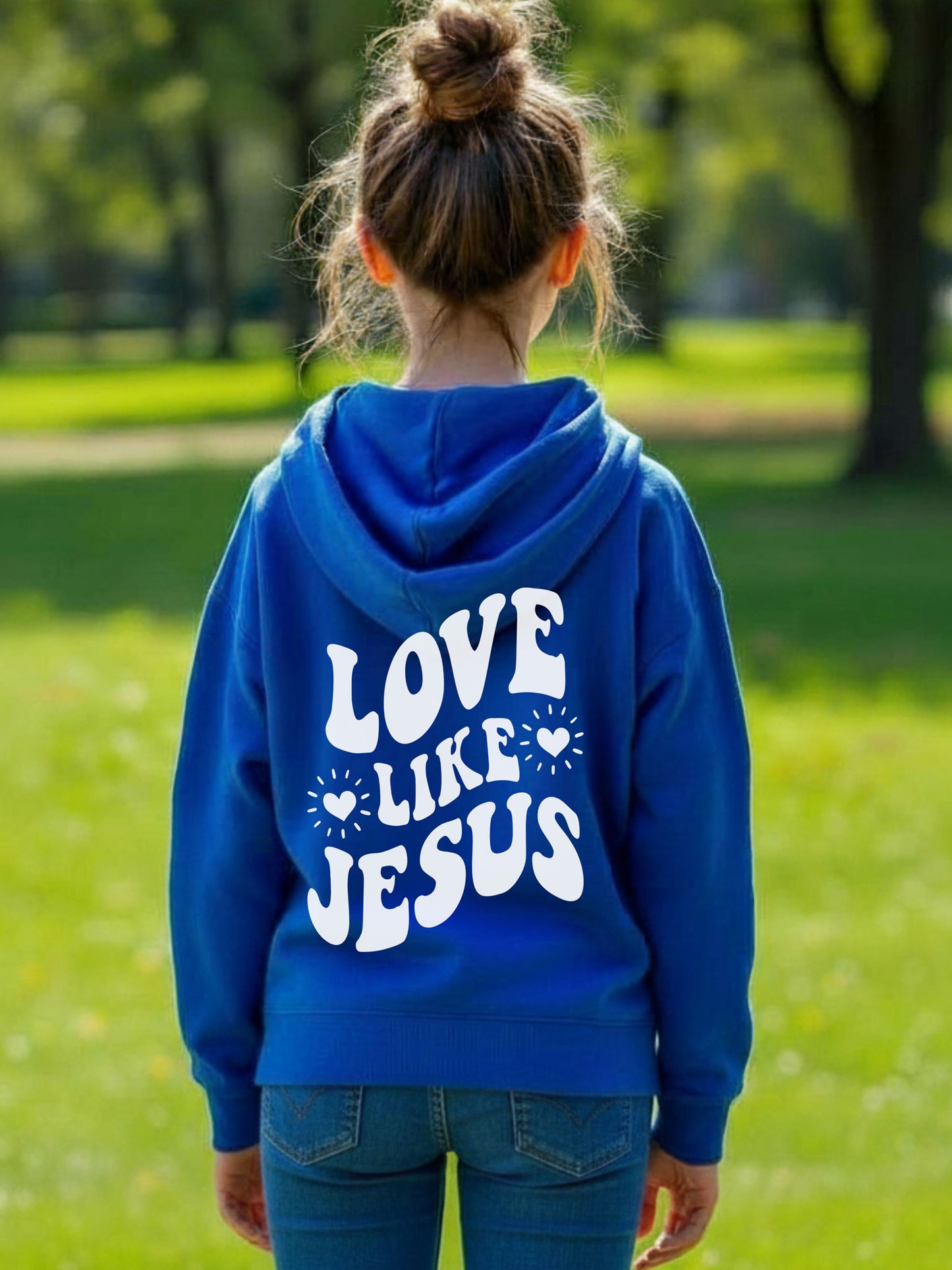 Kids Love Like Jesus Christian Hoodie