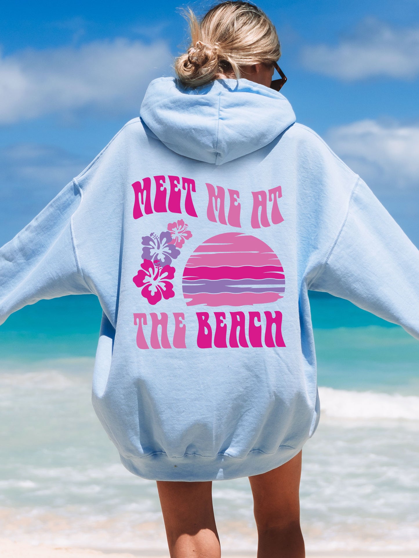 Meet Me At The Beach Hoodie - New!