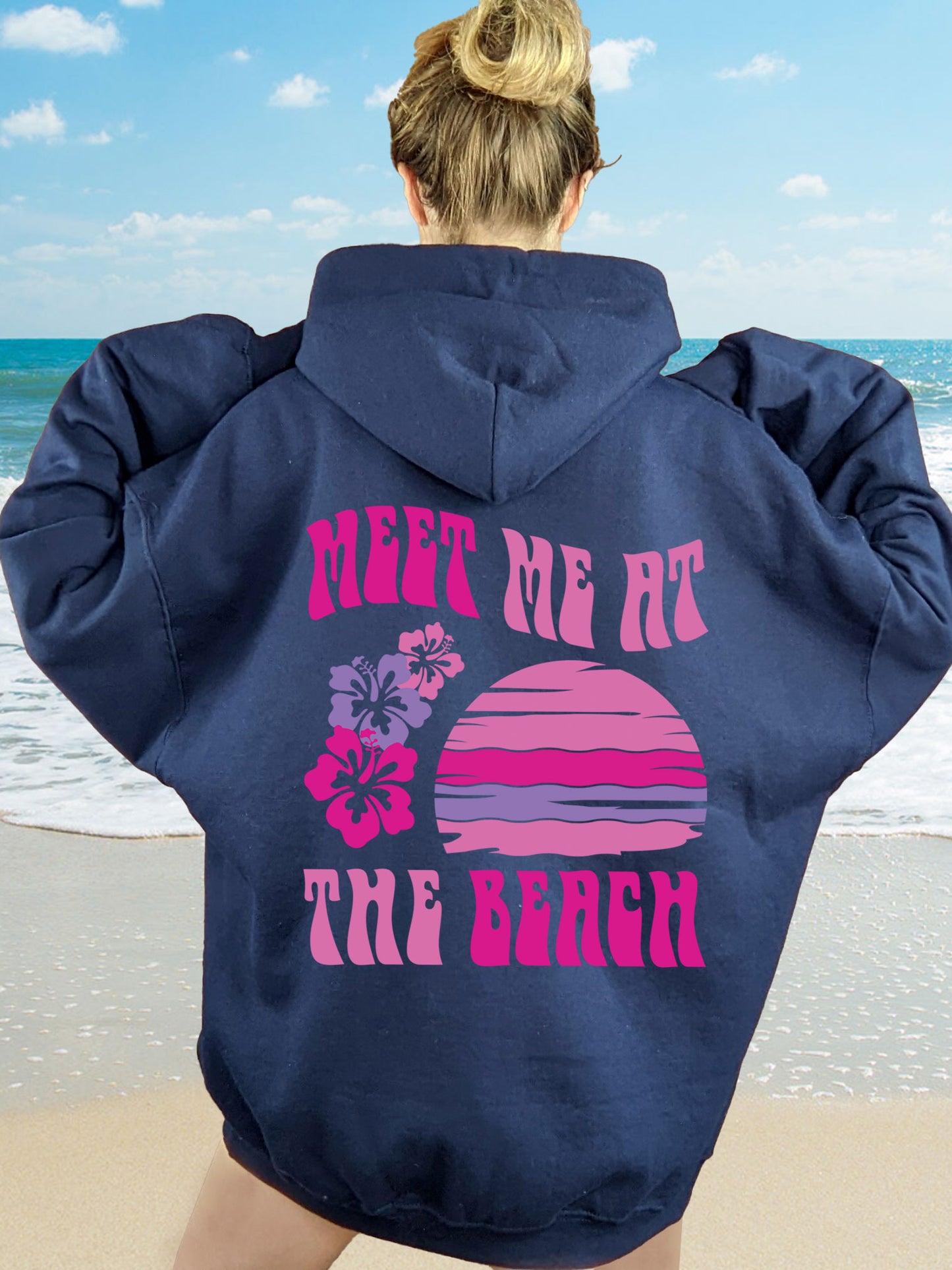 Meet Me At The Beach Hoodie - New!