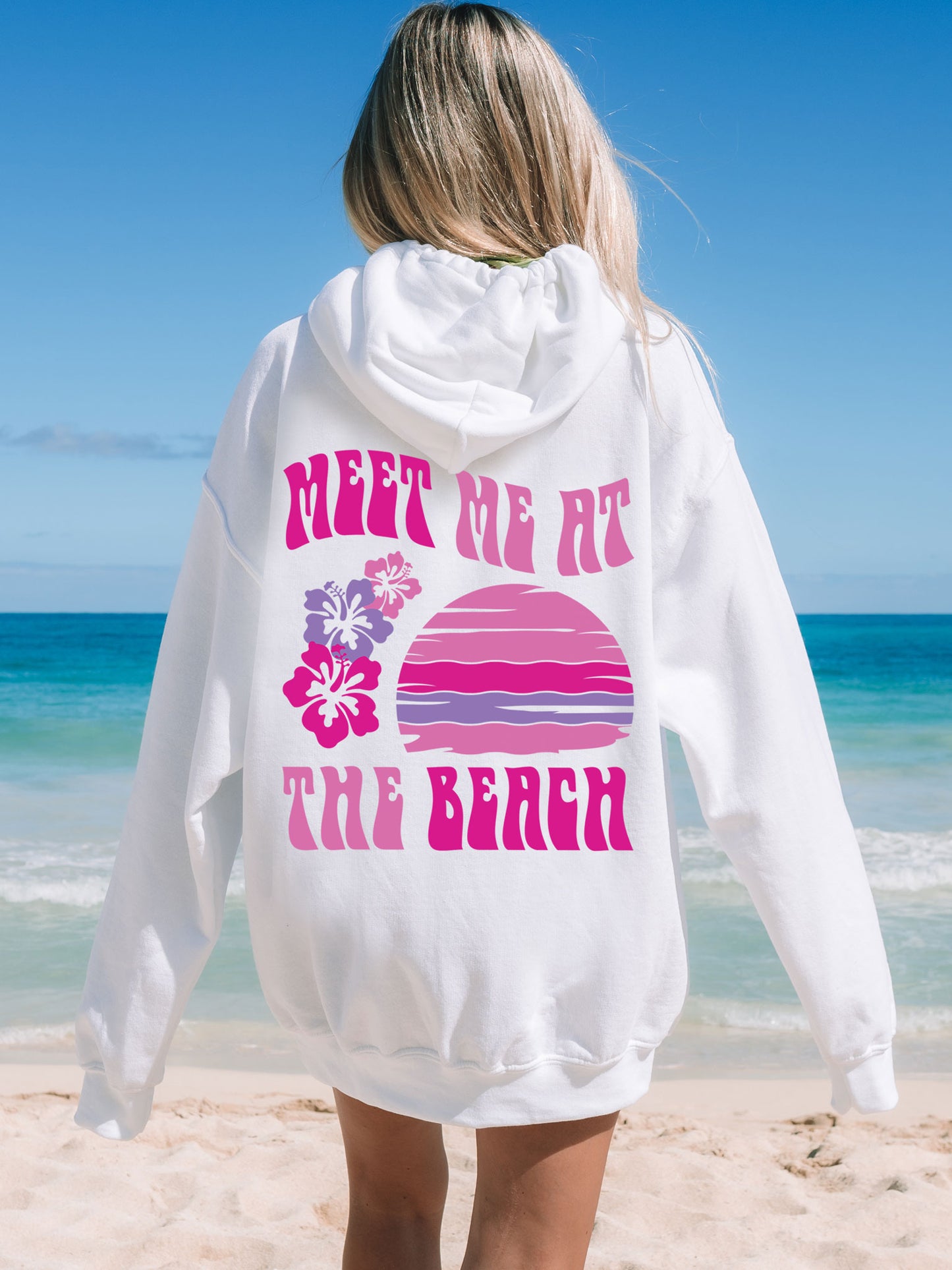 Meet Me At The Beach Hoodie - New!