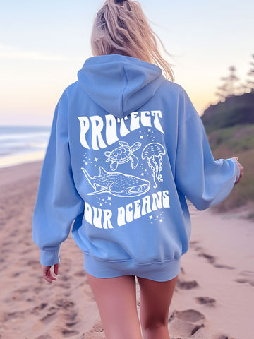 Ocean Plus Hoodie Voor Jongens Met Dierenprint Lange Mouw Sweatshirt Met Capuchon Voor Kinderen Ocean Plus Hoodie Voor Jongens Met Dierenprint Lange Mouw Sweatshirt Met Capuchon Voor Kinderen