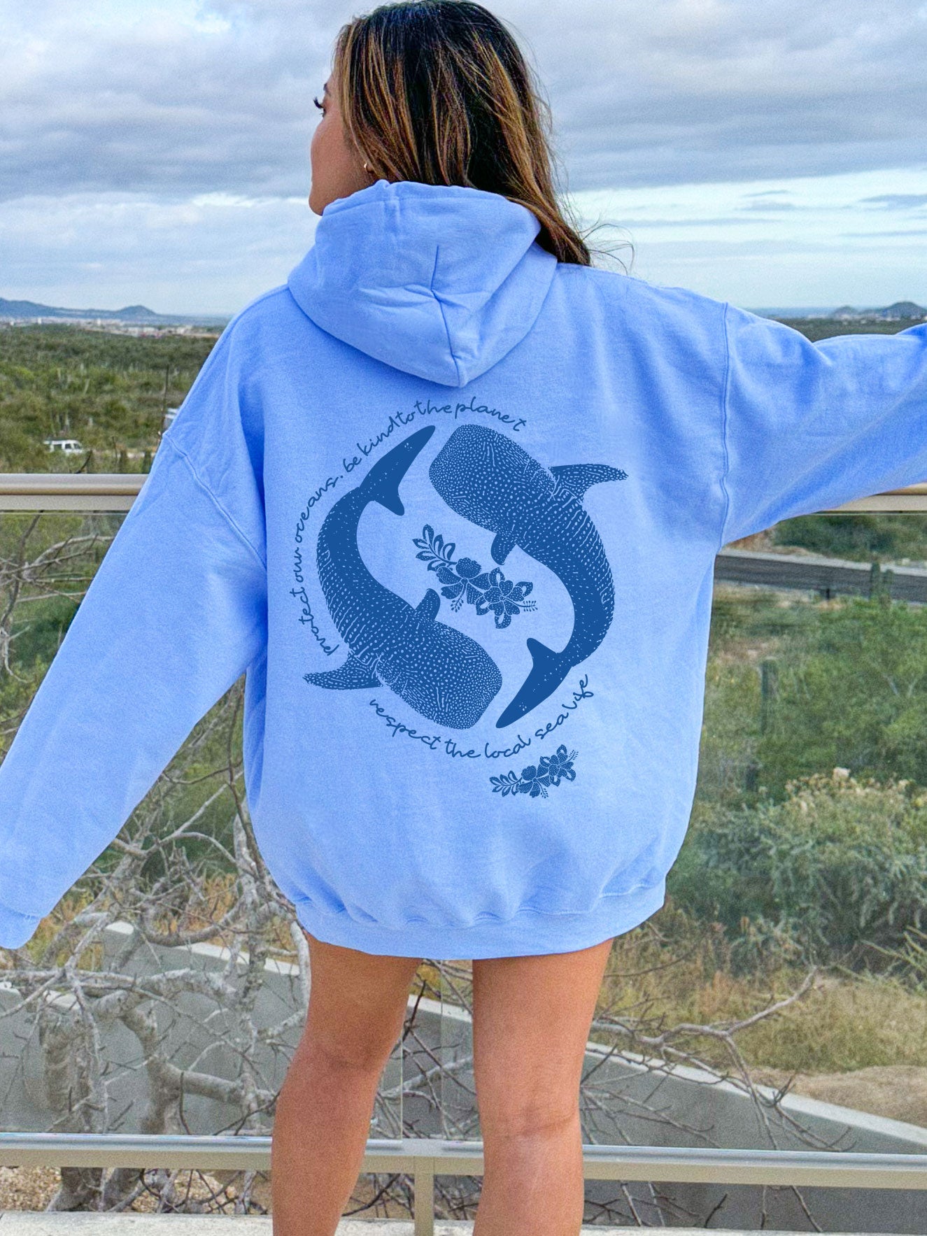 Protect Our Oceans Whale Shark Hoodie
