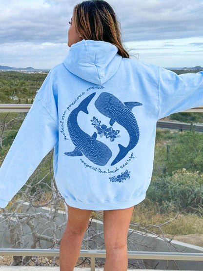 Protect Our Oceans Whale Shark Hoodie