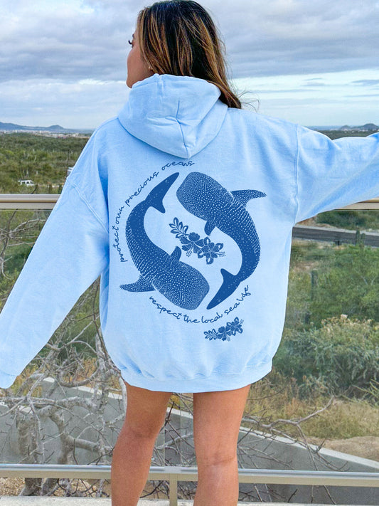 Protect Our Oceans Whale Shark Hoodie
