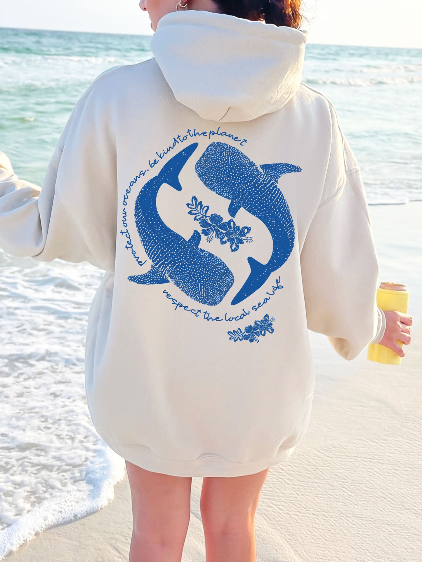 Protect Our Oceans Whale Shark Hoodie