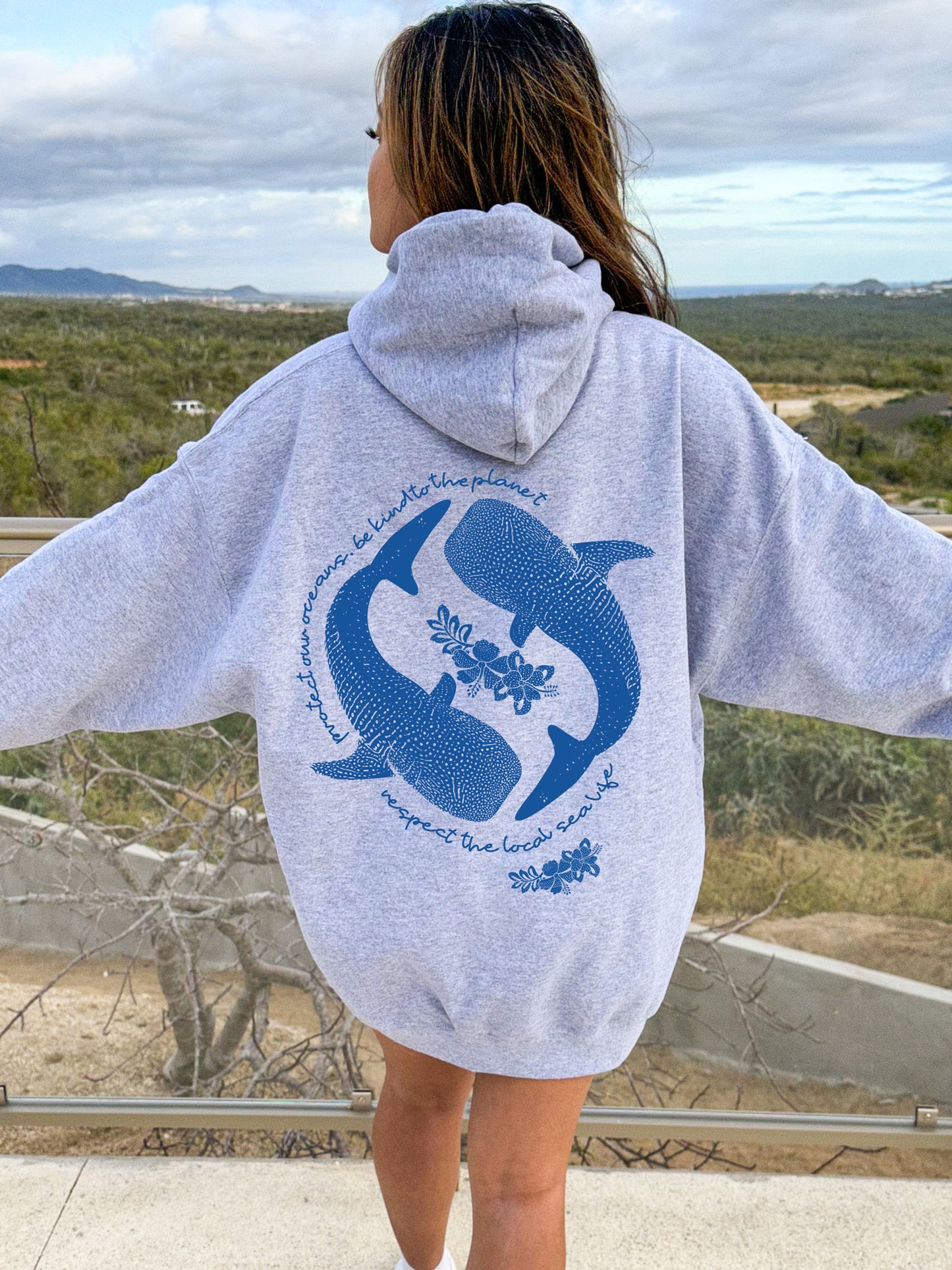 Protect Our Oceans Whale Shark Hoodie