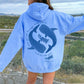 When You Go Through Deep Waters Christian Whale Shark Hoodie