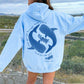 When You Go Through Deep Waters Christian Whale Shark Hoodie