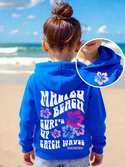 Kids Malibu Coconut Girl Hoodie - DOUBLE SIDED