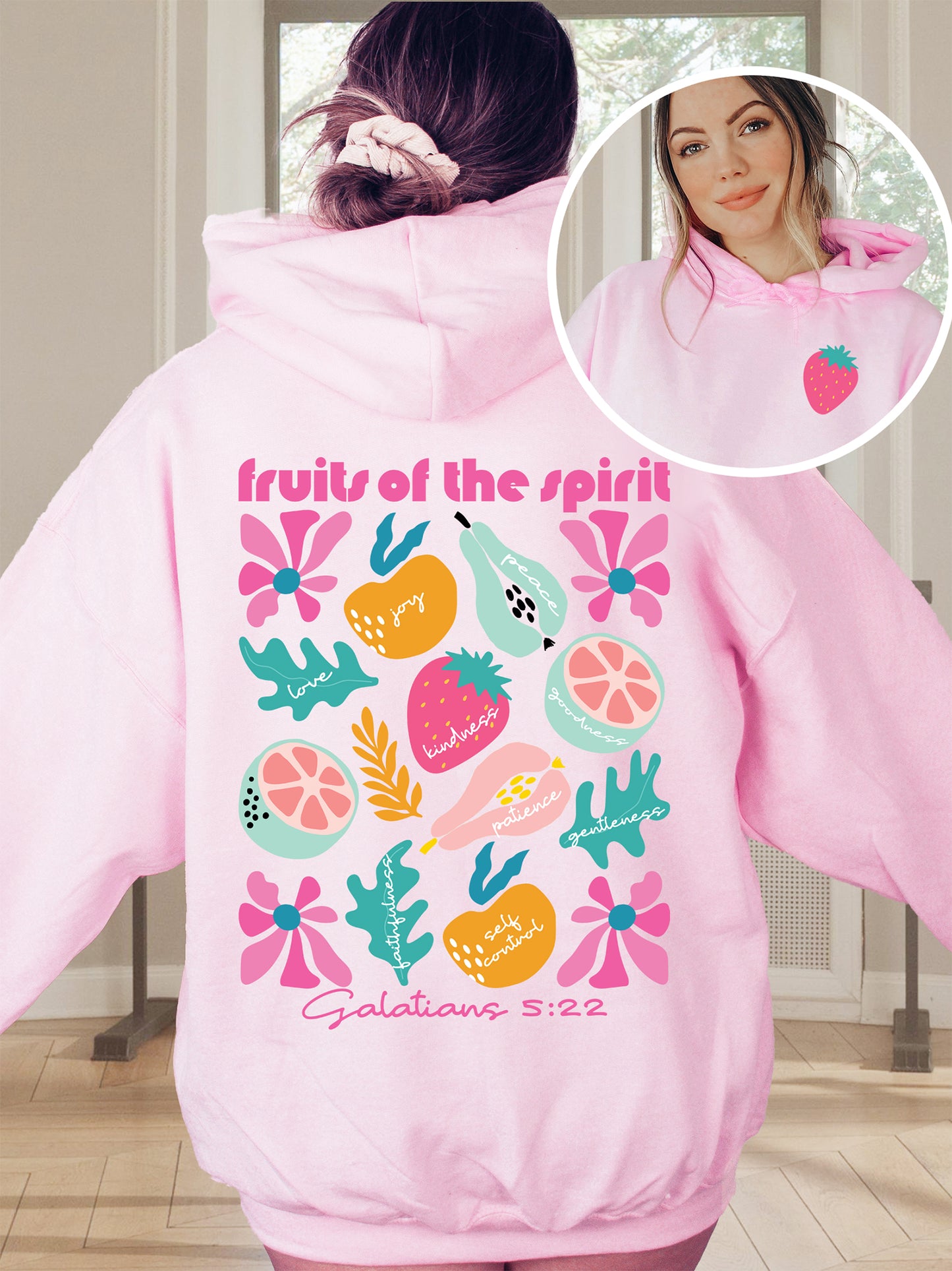Fruits Of The Spirit Christian Hoodie - DOUBLE SIDED