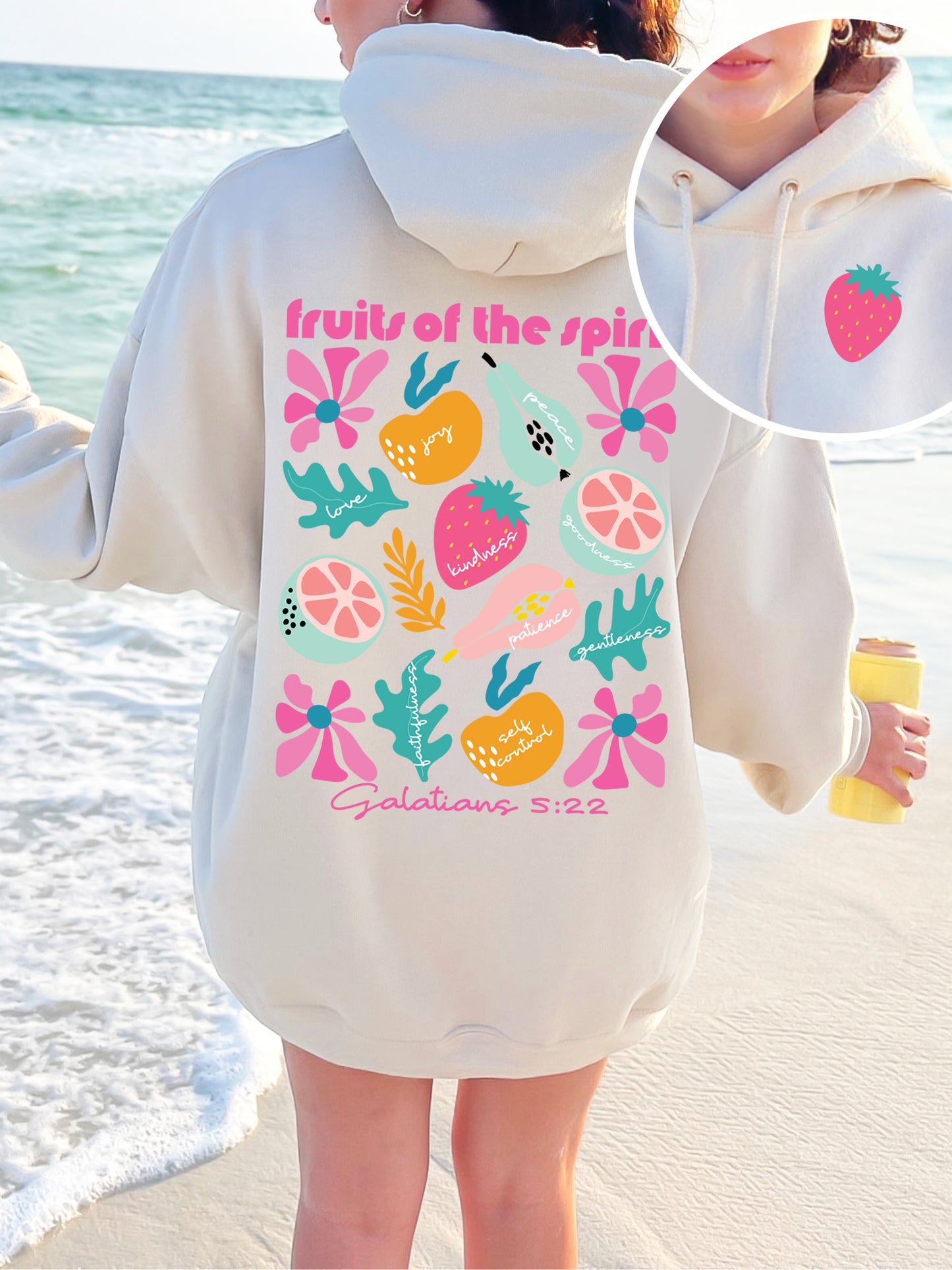 Fruits Of The Spirit Christian Hoodie - DOUBLE SIDED