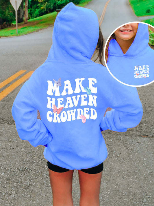Kids Make Heaven Crowded Hoodie - DOUBLE SIDED
