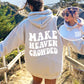 Make Heaven Crowded Christian Hoodie - DOUBLE SIDED
