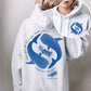 When You Go Through Deep Waters Christian Whale Shark Hoodie - DOUBLE SIDED