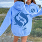 When You Go Through Deep Waters Christian Whale Shark Hoodie - DOUBLE SIDED